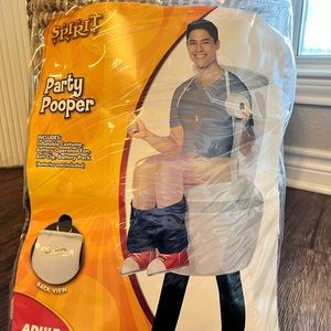 Adult Party Pooper Inflatable Costume one size fits most like new!